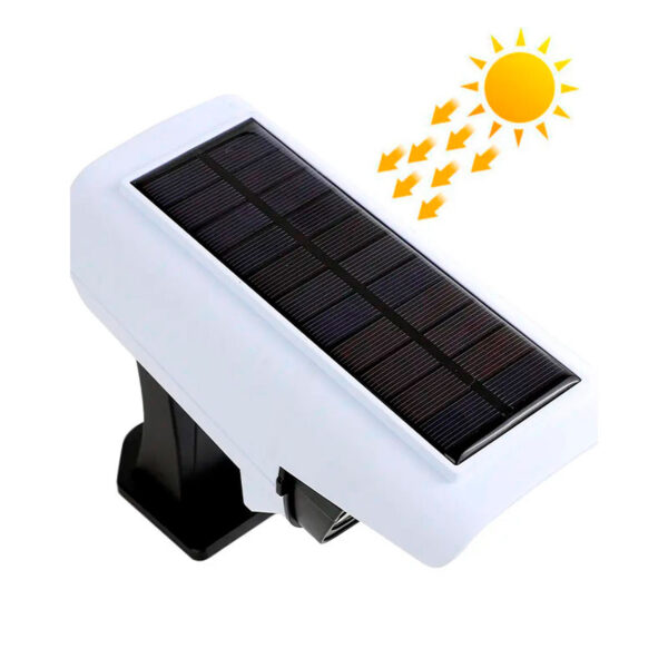 Lámpara solar de pared LED exterior con sensor de movimiento